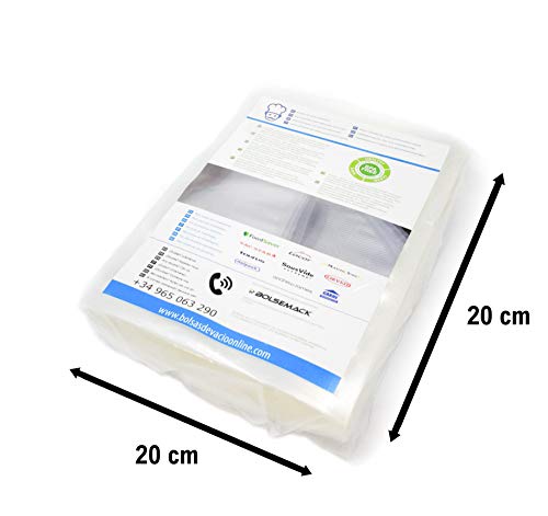 Bolsa gofrada envasado al vacio 200x200 (100 Unidades)