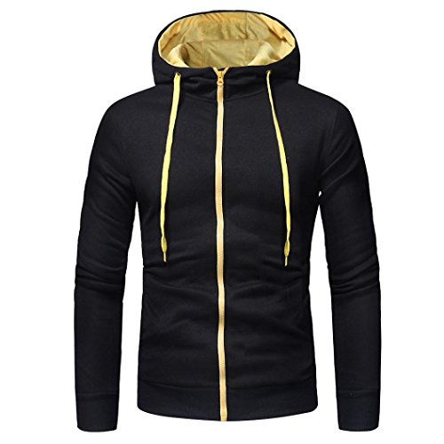 Btruely Herren Sudadera con Capucha Hombre Invierno Abrigos Casual Outerwear con Bolsillos Camisetas de Manga Larga para Hombre Sudadera Adolescentes Tops de Chaqueta Outwear