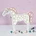 Produktbild e-home Nordic Style (Einhorn) LED Kinder Zimmerdekoration LED Wand Kunst LED Dekorationen Fotografie Requisiten rose