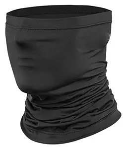 Sanchi Creation Polyester Face Mask (Black, Without valve) for Unisex Adult , Black , Large , Pack of 1