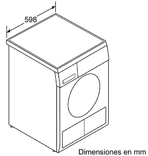 Secadora de condensación 3sc871b con capacidad de 7 kg