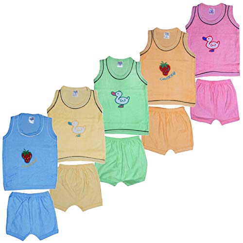 SR CREATIONS New Born Baby Turkey T Shirt and Shorts Combo for 0-6 Months Baby (Pack of 5) (0-6MONTHS) RS.430 (73.00% Off) - Amazon