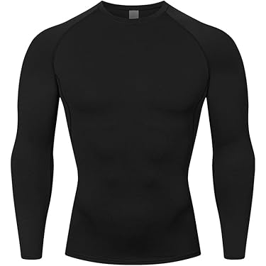 Herren Kompressionsshirt Enganliegend - Sport Shirt Für Laufen & Fitness