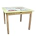 Fantasy Fields by Teamson Transportation Childrens Wooden Toddler Playtime Kids Table 9946A1