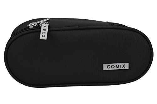 Preisvergleich Produktbild Federmäppchen Schul COMIX schwarz Öffnung einfarbig VZ415