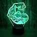 Produktbild Armmuskel Modell LED 3D Fernbedienung Nachtlicht USB 7 Farbwechsel Acryl Usb Lampe Für Wohnkultur Schlafzimmer Stimmung Beleuchtung