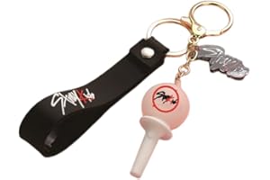SCISSH Kpop Stray Kids Black Pink Enhypen TXT Keychain Keychain set téléphone portable pendentif cartable accessoires porte -Kpop clés assortis