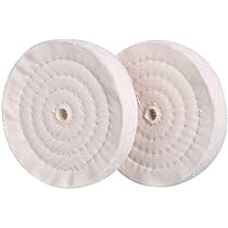 Woodstock D3091 6-Inch Hard Airway Buffing Wheel - 3/4" Hole For Metal Polishing & Plastics