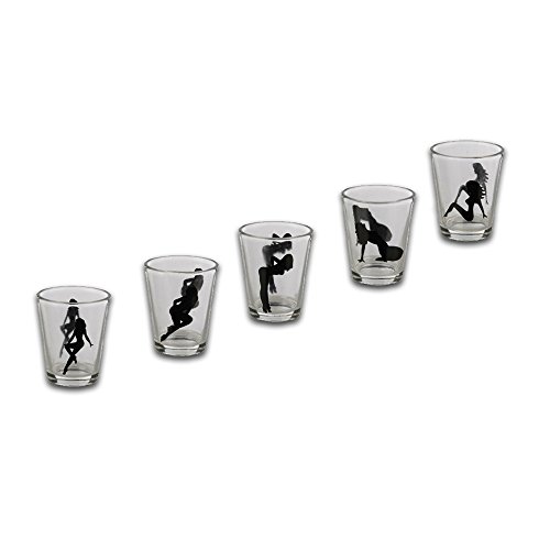 Preisvergleich Produktbild Traumfrauen Schnapsgläser 5er Set