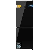 Cecotec Refrigerator Combi 409L Total No Frost Bolero CoolMarket Combi 409 Black Glass E. Height 185 cm, MAX INSIDE with VIP