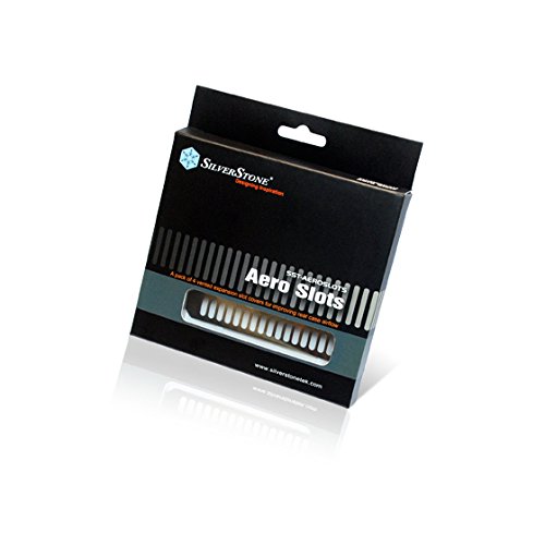 SilverStone SST-Aeroslots – PCI Slotblech mit Lüftungsschlitzen, Nickelbeschichtet (4 Stck.) - 6