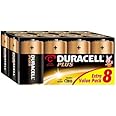 Duracell Plus Batteries C 8 Pack