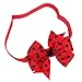 MESFOOD Headband,10PC Babys Headband Hairband Elastic Wave Point Bowknot Photography