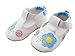 Bigood Baby Toddler PU Leather Shoes Walking Sneaker 12cm Sunflower Blue