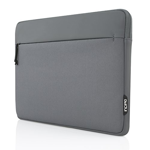 Incipio Truman Sleeve für Microsoft Surface Pro 4 / Pro (2017) – von Microsoft zertifizierte Schutzhülle [Type Cover Kompatibel | Außentasche | Stylus Halter | Nylon | Gepolstert | Verschiedene Farben] – Grau (MRSF-095-GRY) - 2