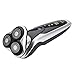 Waterproof Intelligent Rechargeable Triple-head Electric Rotary Shaver With Stainless Steel Blade, Pop-up Trimmer 220V