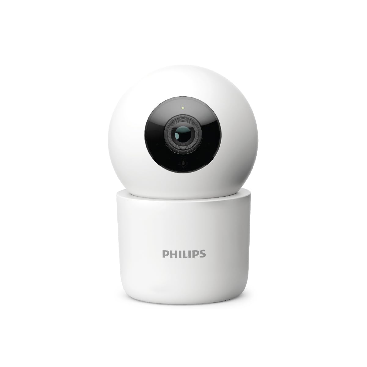 PHILIPS HSP3500 Indoor 360° 3 MP 2K Resolution WiFi Security Camera | Pan, Tilt & Zoom (PTZ) | 2 Way Talk | Motion & Sound De