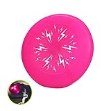 ★ FRISBEE LUMINOSO: Iluminador electrónico LED incorporado, diseño en forma de abanico de tres lámparas, toque el panel para cambiar. ¡Todo el cuerpo es translúcido y muy llamativo!