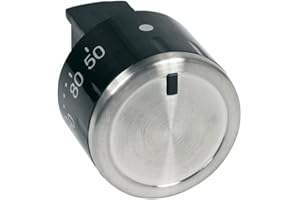 BSH Neff 625871 00625871 - Manopola originale con impugnatura girevole di temperatura a scomparsa, per forno, fornello elettrico, anche Bosch Siemens Constructa Balay