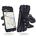 Produktbild Fahrrad Handyhalterung , Universal Fahrrader/ Motorrad Kinderwagen Handyhalter mit Silikonband, rutschfest Design Halterung, 360° Drehbare Handyhalter für iphone 8 plus/7 plus/6s plus/8/7/6s, Samsung Galaxy S9+/S9/S8,  und 4,7-6,3 Zoll Smartphones---MapleChief