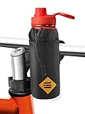 √【AISLADO】Con una capa interior de papel de aluminio, esta bolsa está aislada para que pueda mantener las bebidas frías o calientes durante un largo tiempo durante su viaje en bicicleta. ¡Ya que es muy agradable tomar una bebida fría después de un largo viaje en bicicleta! (Nota: debe ceñir la correa y dejar la botella dentro en la bolsa para un mejor aislamiento).