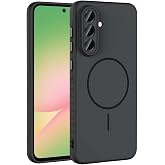 Kilifplus Samsung Galaxy A56 ile Uyumlu Kılıf MagSafe Kablosuz Şarj Uyumlu Sert Hibrit Silikon Z-Tea Kapak, Kaliteli, Tam Uyu