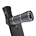 Produktbild Maxcio 12X Handy Teleobjektiv, Smartphone Handy Objektiv, Universal Clip on für iPhoneX, iPhone 8/8 Plus 7 6/6S Plus, Samsung Galaxy & Die Meisten Smartphones