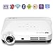Produktbild Full HD 3D DLP Beamer, Foxcesd H9 kabelloser Mini WXGA 1080P VideoProjektor, Tragbares WLAN/WIFI Heimkino, Android 4.4, Bluetooth 4.0, HDMI, USB, Multi-Screen-Sharing (1280*800, 2000:1)