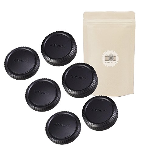 3X FX BO Bouchon Cache Arrière pour BOITIER + Objectif Fuji X - Lot DE 3 Trois - ADAPTOUT Marque FRANÇAISE