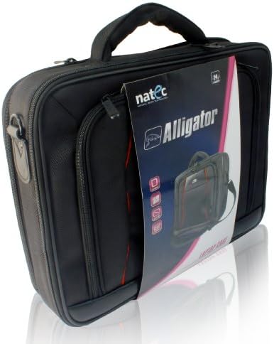 Natec 15.4 to 15.6 inch Alligator Laptop Bag - Black