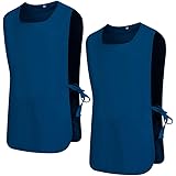 MISEMIYA - Confezione 2 Unità - GREMBIULE DI PULIZIA UNIFORME DA LAVORO CLINICO MEDICO PULIZIA 2-3301