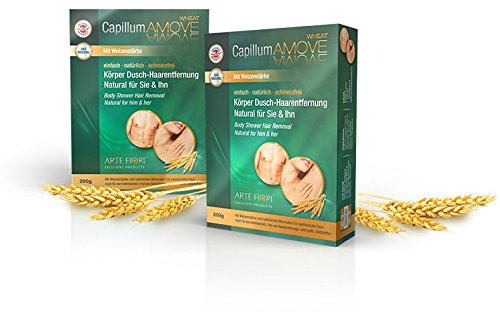 Capillum AMOVE WHEAT Natur Körper Dusch Haarentfernung 200g – Dermatest sehr gut-Das Original - 4