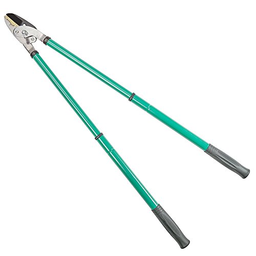 Preisvergleich Produktbild Andrew James Amboss Baumschere Strauchschere / Teleskopische und Strapazierfähig Gartenschere mit Messerscharfen Klingen aus Hartstahl und ‚Easy Grip‘ Griffen / 61cm -94cm