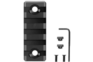 HOUSON Tactical Picatinny Rail, Alluminio Rail Accessori Weaver Base Picatinny 5-Slot