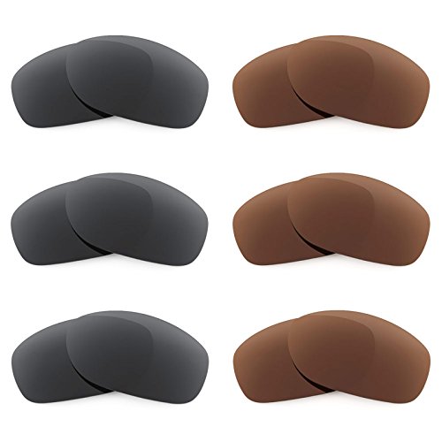 Preisvergleich Produktbild Revant Ersatzlinsen für Oakley Pit Bull Polarisiert 6 Paar Kombipack K030