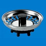 tapon fregadero teka amazon Conexió n de sello de goma Mcalpine BSKTOP Tapón cestilla, Metalizado
