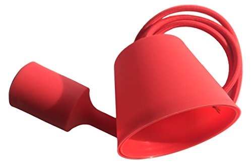 Bright SparkLED Ceiling mounting and Cable, Cherry Red