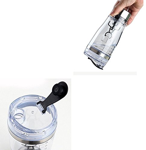 matecam 450 ml Eleoption E Protein Shaker Mixer Automatische Bewegung Vortex Tornado My Wasser Flasche mit USB-Lade – - 3