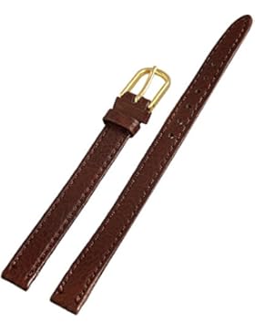 Leder Uhrenarmband Uhrenband Uhrband Ersatzband Armband braun 813270700008 Stegbreite 8mm