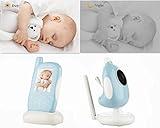 VOSMEP 2017 Neu Video Baby Monitor Babyphone mit Kamera Drahtloser Digital mit Smart Touch Screen + Gegensprechfunktion + Nachtsicht + Lullabies + Temperatursensor BM024 - 5