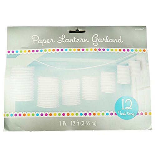 Bunte Papier Dekolaternen-Girlanden 3,6 m – Tolle Party Dekoration Accessoires - 2