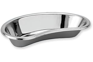 GIMA SS-054 Nierenschale, Edelstahl, 12 Zoll, 309 mm x 149 mm x 59 mm