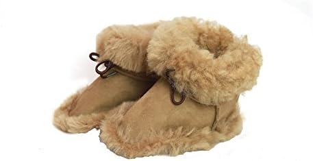 Baby Alex Sheepskin Lace Up Booties