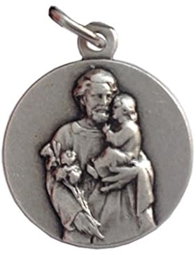 Medaille von Heiliger Josef -Patron der Arbeiter und der gute Tod
