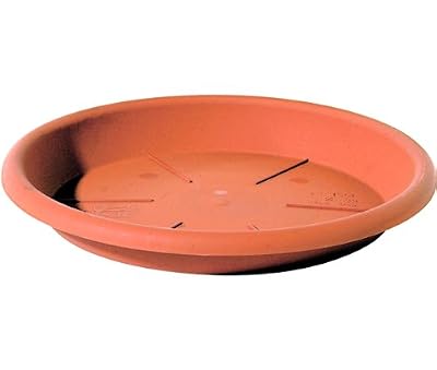 Telcom ISCI 28 T Eolo Soucoupe en plastique pour pot de fleurs Couleur terre cuite Ø 28 cm