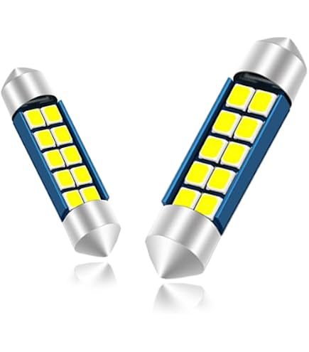 AGLINT C5W 39mm Ampoule LED CANBUS Sans Erreur 6418 6461 DE3425 pour Voiture Intérieur Plafonnier Éclairage Dôme Carte Courtoisie Plaque D'immatriculation 12V 6000K Blanc 6Pcs
