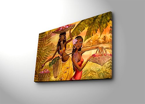 Asir Group LLC 4570İACT-55 Shining Dekorativ Led Beleuchtet Leinwand Malerei, bunt - 3