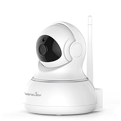 Wansview Caméra IP Pan/Tilt 720p, Caméra de Surveillance de Chien/ Personnes âgées avec Audio Bidirectionnel, Vision Nocturne Q3 (Blanche)