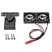Produktbild Jamicy  RC Autoteile Kühler Kühlung Twin Fans für 1/10 Traxxas TRX-4 TRX4 RC Autoteil