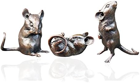 Bronze Figures Three Little Mice - Limited Edition - Michael Simpson.